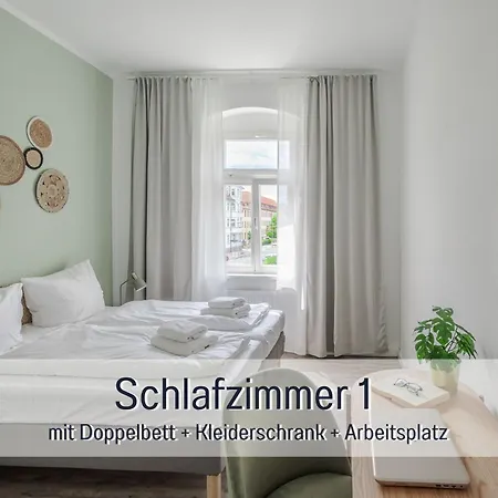 Benville - Ideal Fuer 4-6 Personen - Wlan, Waschmaschine, Parkplatz - 2 Schlafzimmer - 1 Km Zum Bahnhof - Ruhige Lage