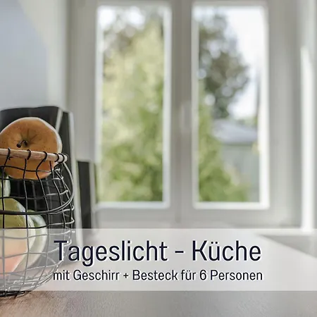 Benville - Ideal Fuer 4-6 Personen - Wlan, Waschmaschine, Parkplatz - 2 Schlafzimmer - 1 Km Zum Bahnhof - Ruhige Lage Lejlighed Meißen