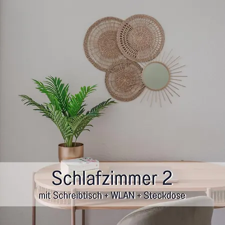 Benville - Ideal Fuer 4-6 Personen - Wlan, Waschmaschine, Parkplatz - 2 Schlafzimmer - 1 Km Zum Bahnhof - Ruhige Lage Διαμέρισμα