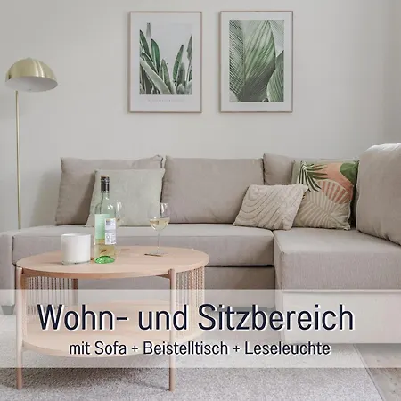Benville - Ideal Fuer 4-6 Personen - Wlan, Waschmaschine, Parkplatz - 2 Schlafzimmer - 1 Km Zum Bahnhof - Ruhige Lage *