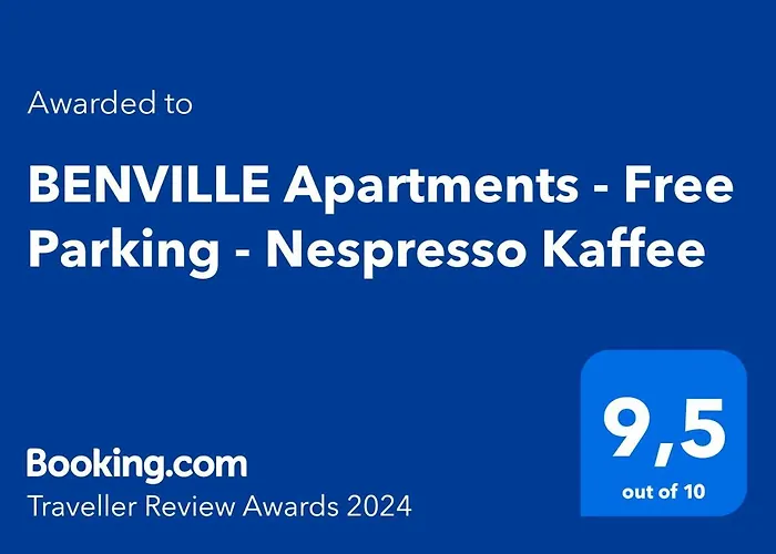 Benville Bv01 - Ideal Fuer 4-6 Personen - Wlan, Waschmaschine, Parkplatz - 2 Schlafzimmer - 1 Km Zum Bahnhof - Ruhige Lage Apartment