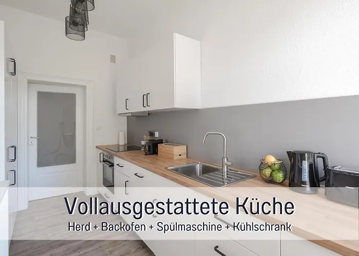 Apartment Benville Bv01 - Ideal Fuer 4-6 Personen - Wlan, Waschmaschine, Parkplatz - 2 Schlafzimmer - 1 Km Zum Bahnhof - Ruhige Lage