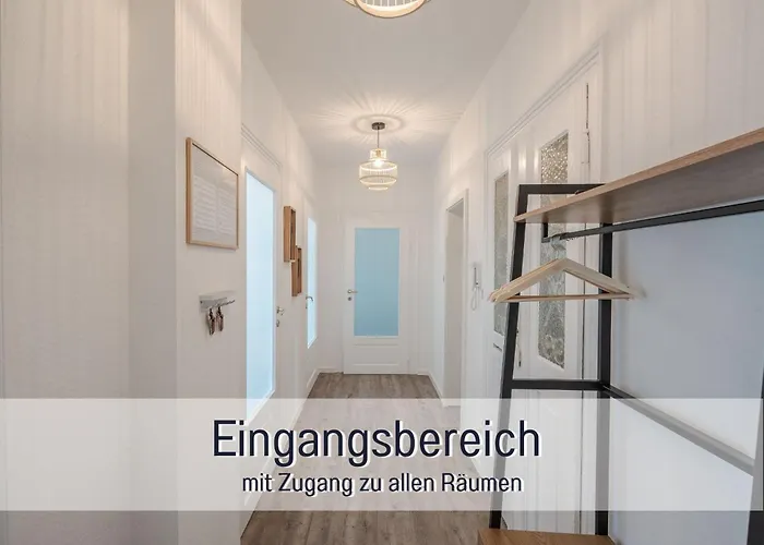 Benville Bv01 - Ideal Fuer 4-6 Personen - Wlan, Waschmaschine, Parkplatz - 2 Schlafzimmer - 1 Km Zum Bahnhof - Ruhige Lage *