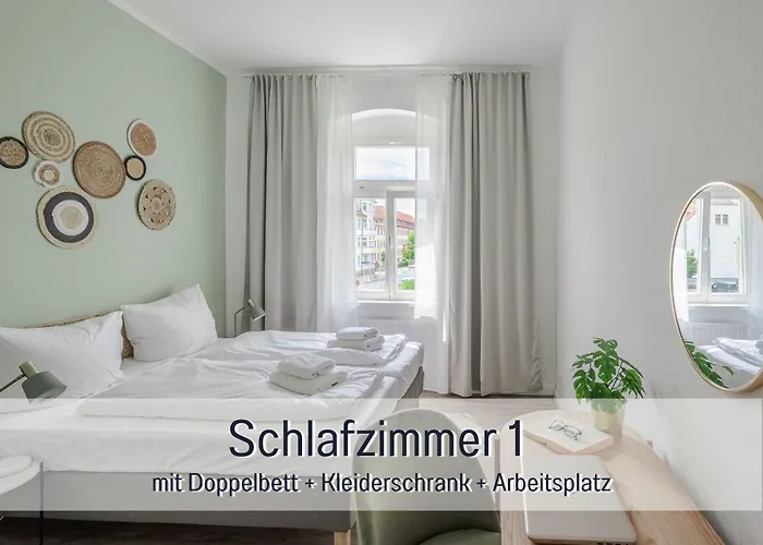 Benville Bv01 - Ideal Fuer 4-6 Personen - Wlan, Waschmaschine, Parkplatz - 2 Schlafzimmer - 1 Km Zum Bahnhof - Ruhige Lage