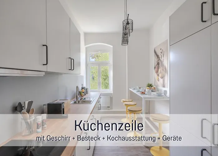 Benville Bv01 - Ideal Fuer 4-6 Personen - Wlan, Waschmaschine, Parkplatz - 2 Schlafzimmer - 1 Km Zum Bahnhof - Ruhige Lage Apartment