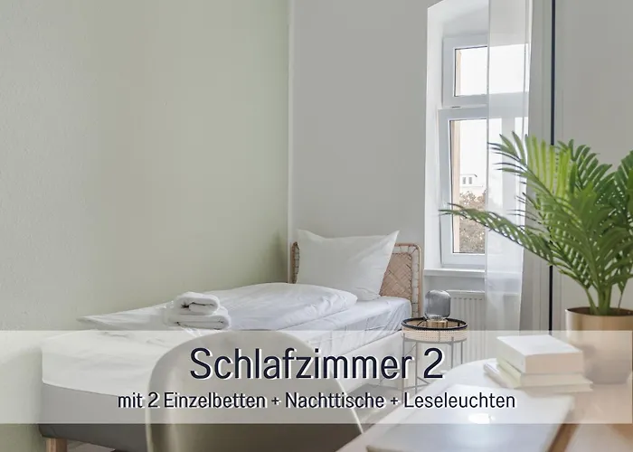 Benville Bv01 - Ideal Fuer 4-6 Personen - Wlan, Waschmaschine, Parkplatz - 2 Schlafzimmer - 1 Km Zum Bahnhof - Ruhige Lage *