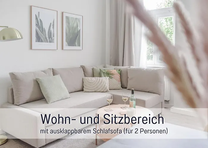 Apartment Benville Bv01 - Ideal Fuer 4-6 Personen - Wlan, Waschmaschine, Parkplatz - 2 Schlafzimmer - 1 Km Zum Bahnhof - Ruhige Lage